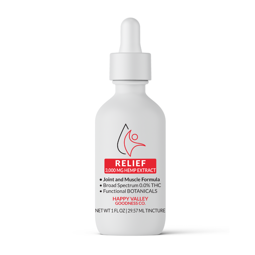 Elite Pro CBD Relief Broad Spectrum Bottle